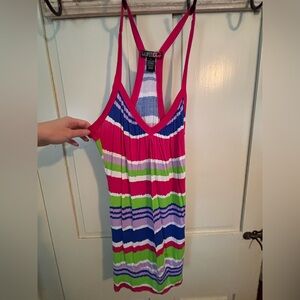 Lipstick Boutique Vibrant Striped Shirt